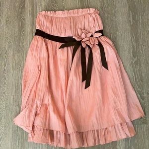 Strapless dress